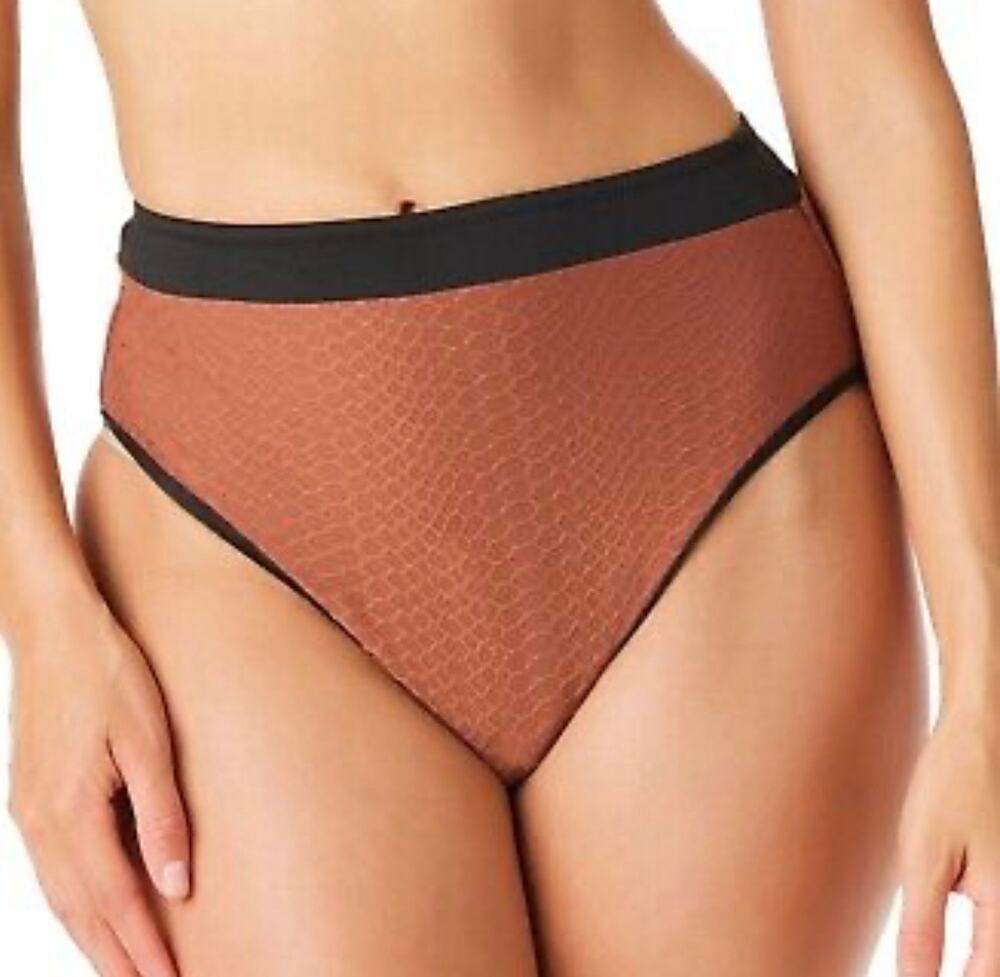 Sanctuary Earth Snake Bite High Leg Bikini Bottom XL NWT